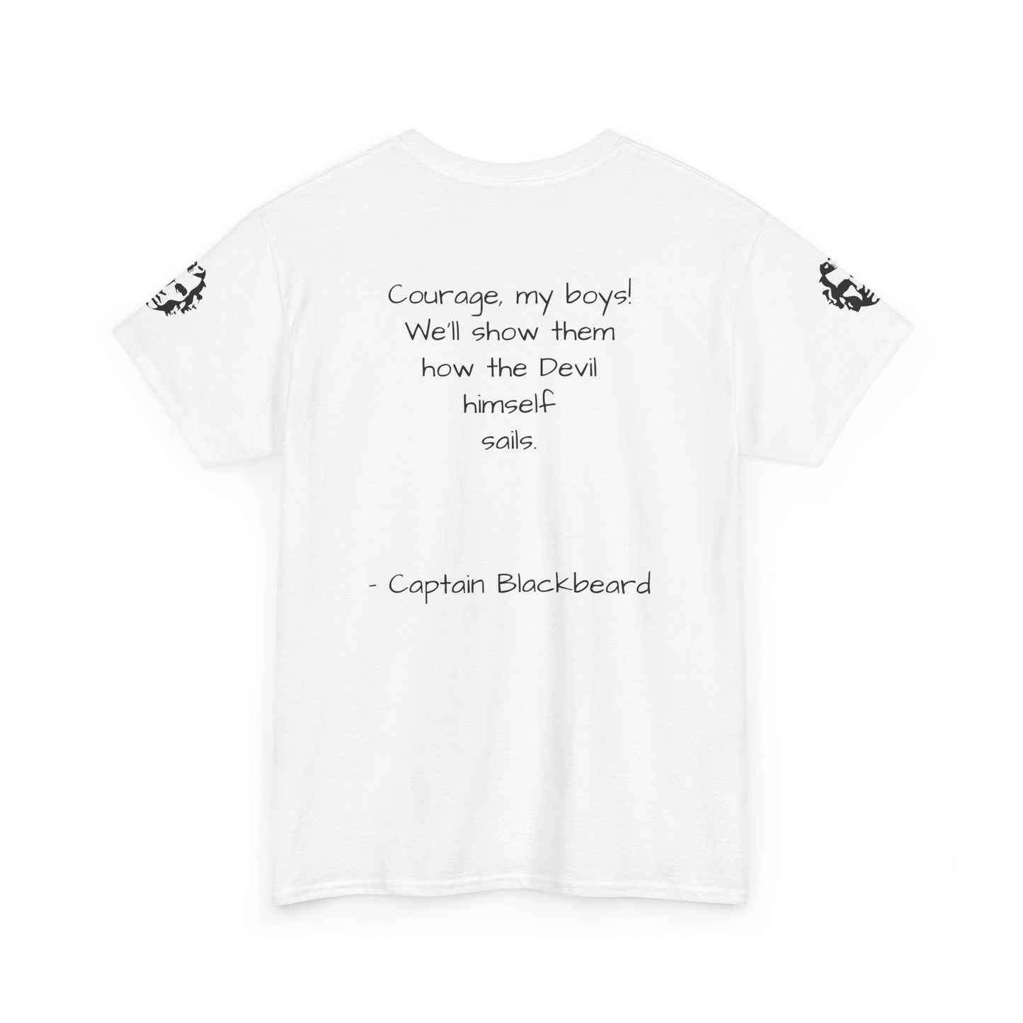 Captain Blackbeard (Edward Teach / Thatch) T-Shirt - Divine Rebels Studio