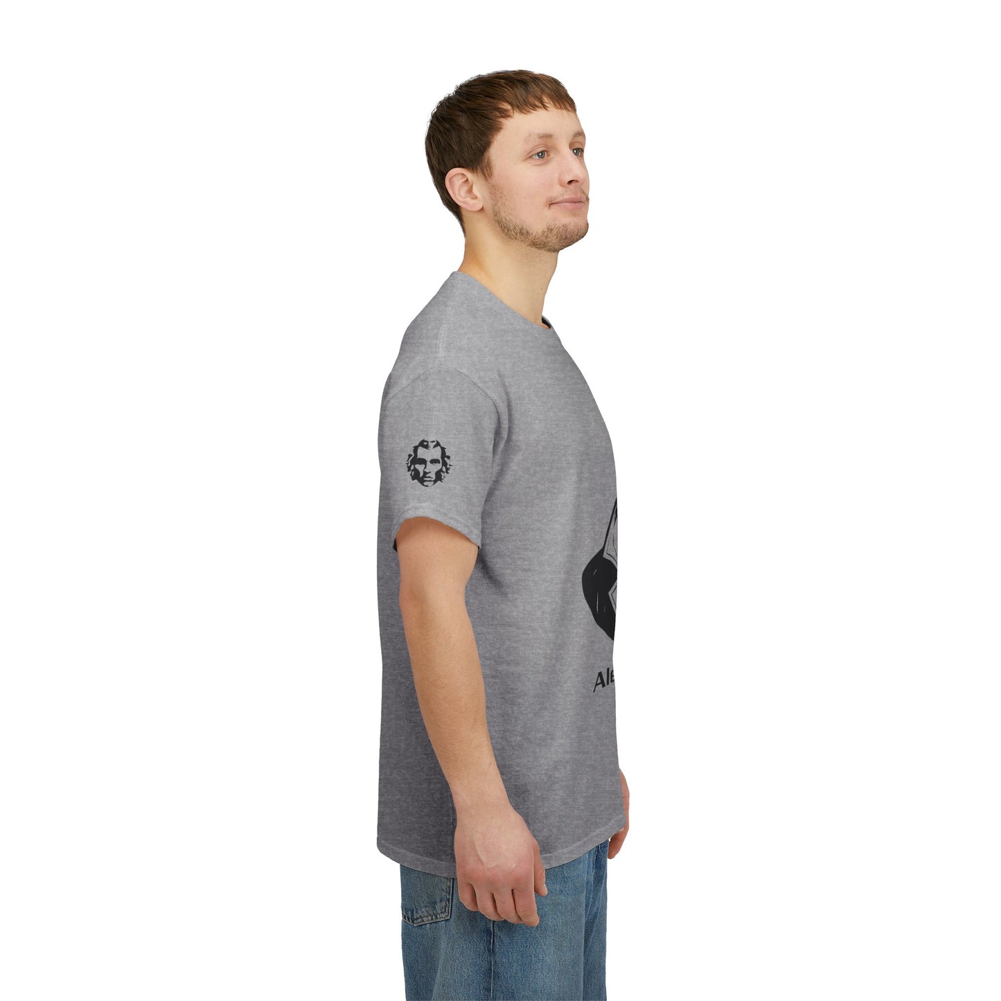 Alexander Solonik Portrait Tee — 'One Shot for Survival' Graphic T-Shirt - Divine Rebels Studio