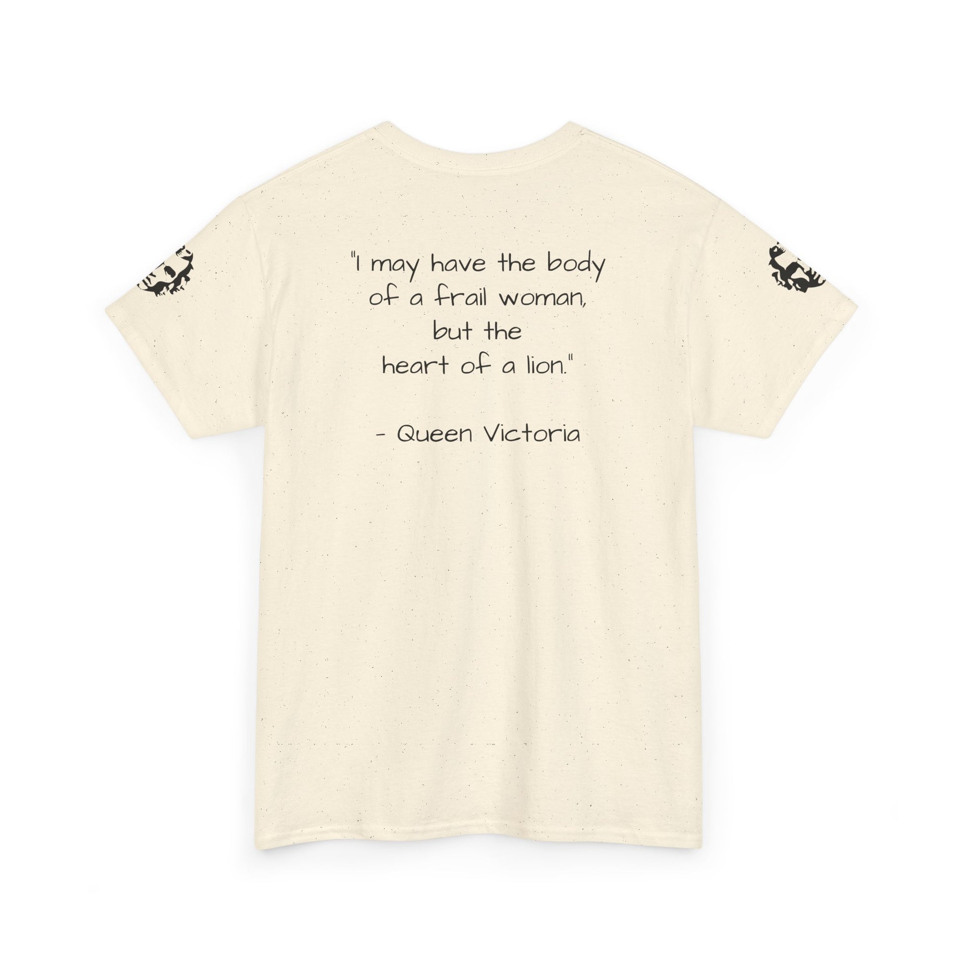 Queen Victoria Tee — "I may have the body of a frail woman…" - Divine Rebels Studio