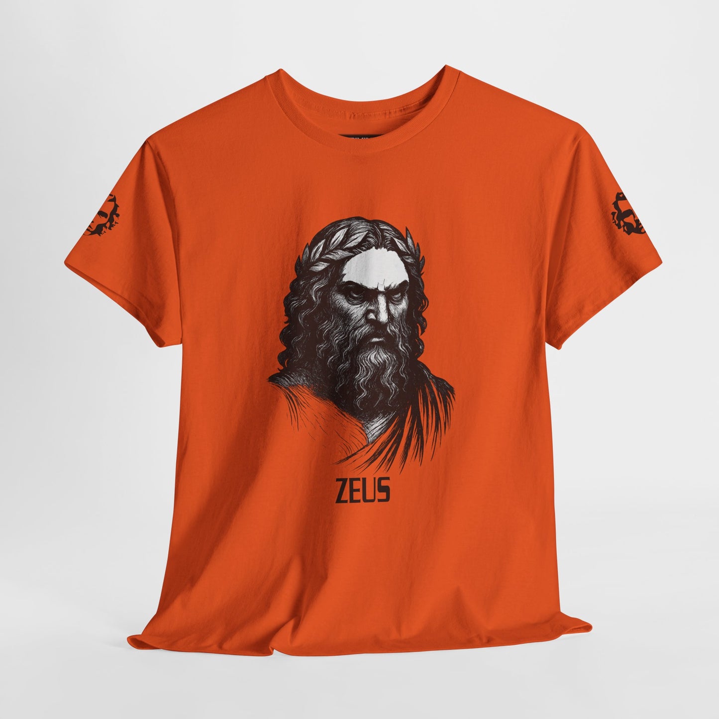 Zeus Portrait Tee — "I am the storm they prayed for" - Divine Rebels Studio