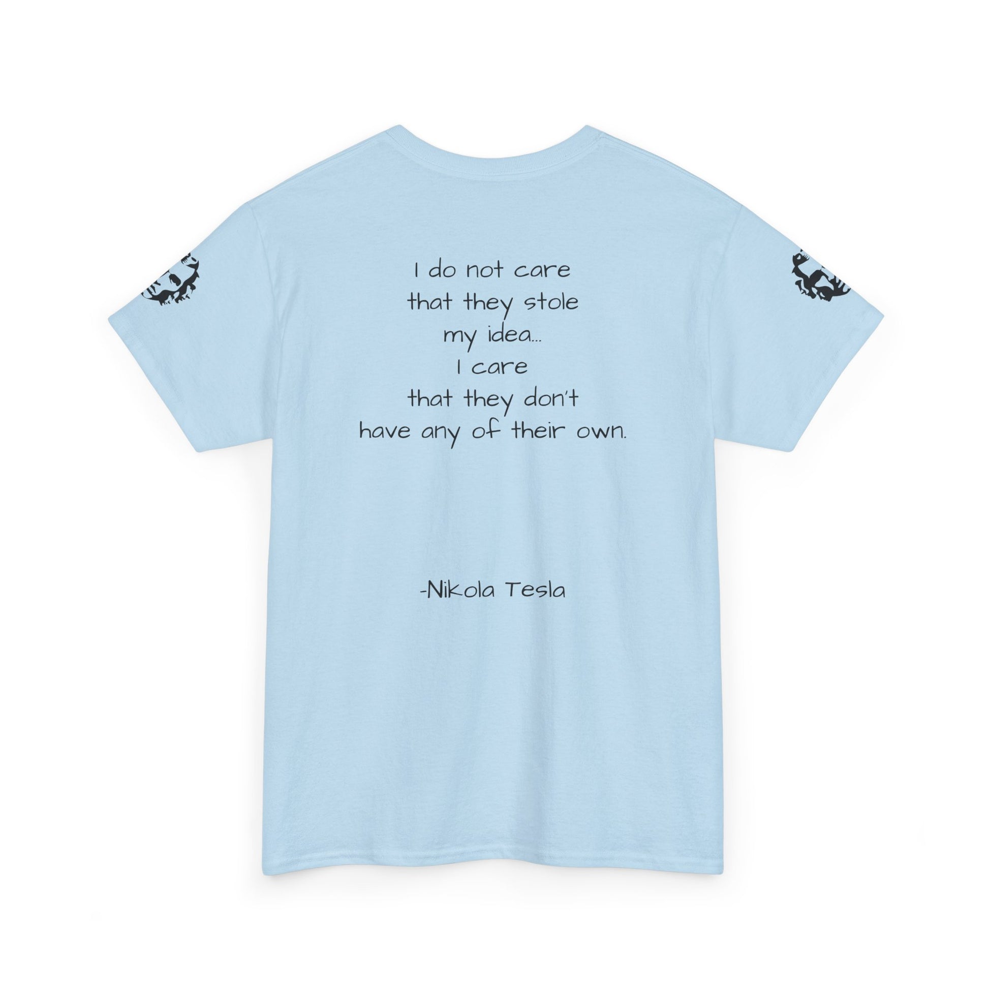 Nikola Tesla Quote Graphic Shirt - Divine Rebels Studio