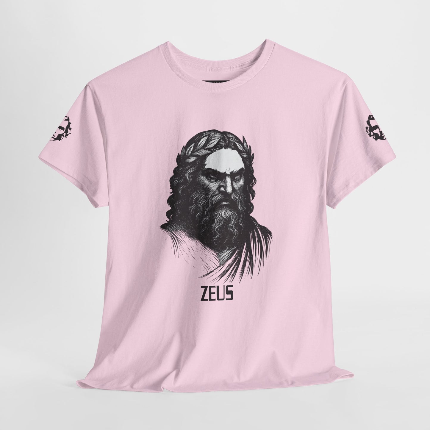 Zeus Portrait Tee — "I am the storm they prayed for" - Divine Rebels Studio