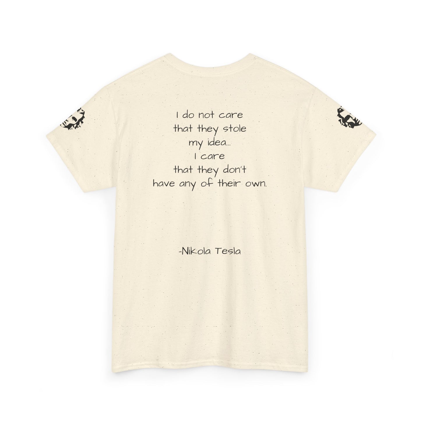 Nikola Tesla Quote Graphic Shirt - Divine Rebels Studio